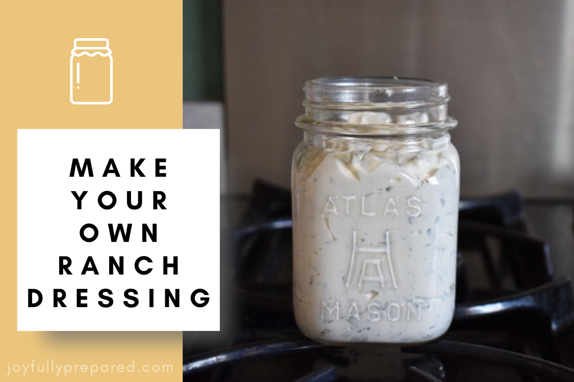 Make Your Own Ranch Dressing