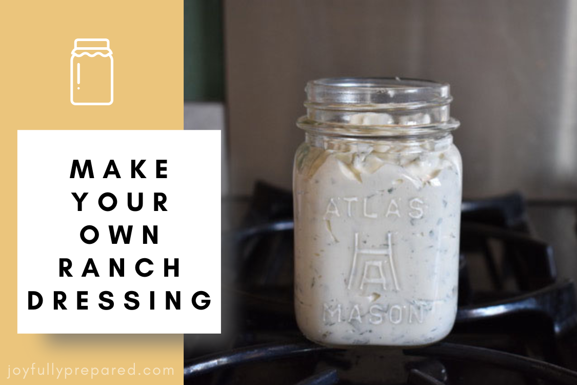 make your own ranch dressing