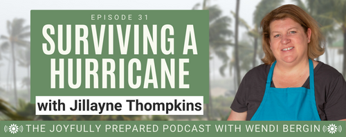 Episode 31: Surviving a Hurricane with Jillayne Thompkins