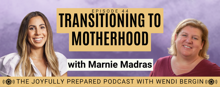 Episode 44: Transitioning to Motherhood with Marnie Madras