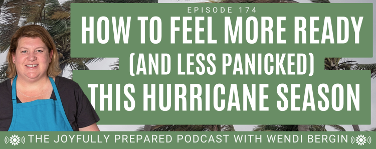 Episode 174: How to Feel More Ready (and Less Panicked) This Hurricane Season